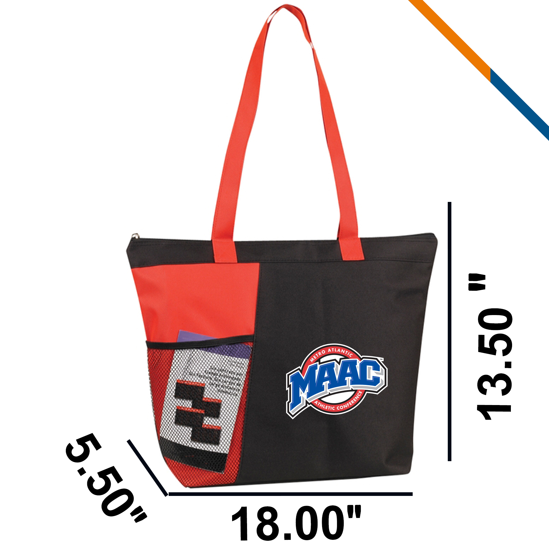 Metic Tote Bag, custom tote bag with logo imprint 6