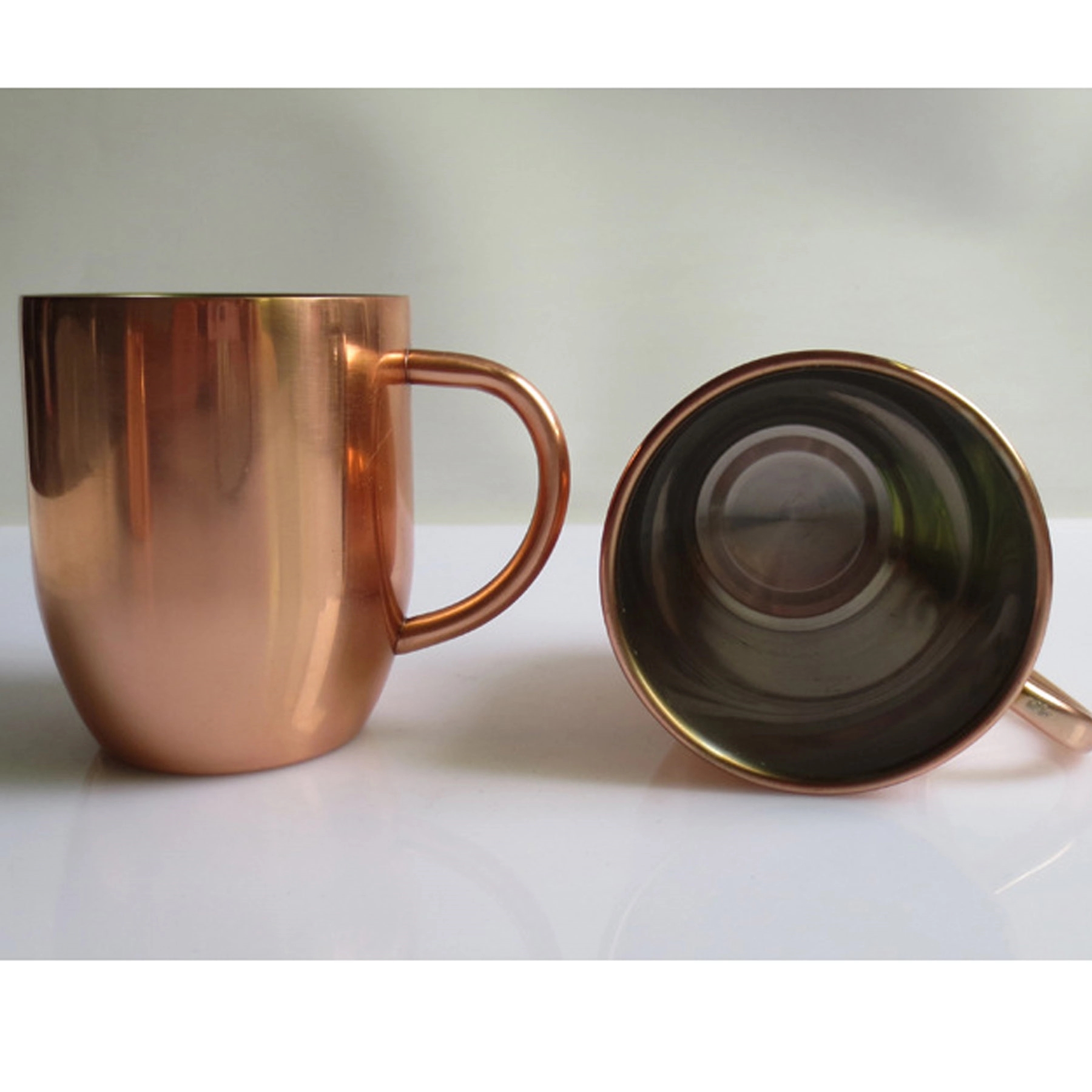 16 OZ Copper Coated Stainless Moscow Mule Cup 3