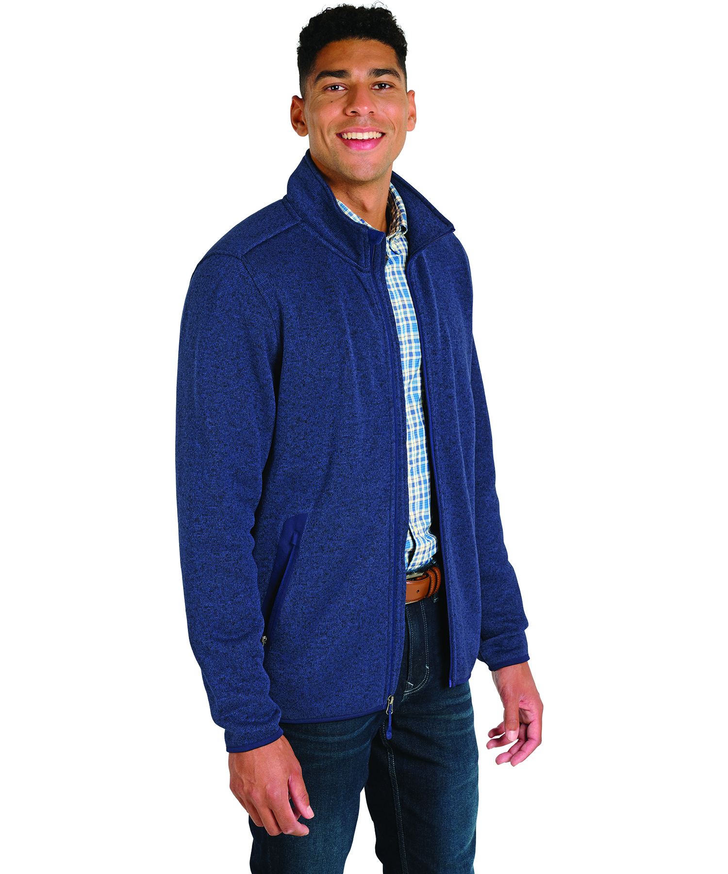 Men's Heathered Fleece Jacket 59