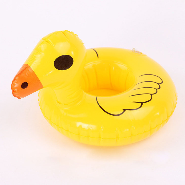 Inflatable Cup Coasters Drink Floats/ Floating Drink Holder Bath Toys for Kids Pool Party 4