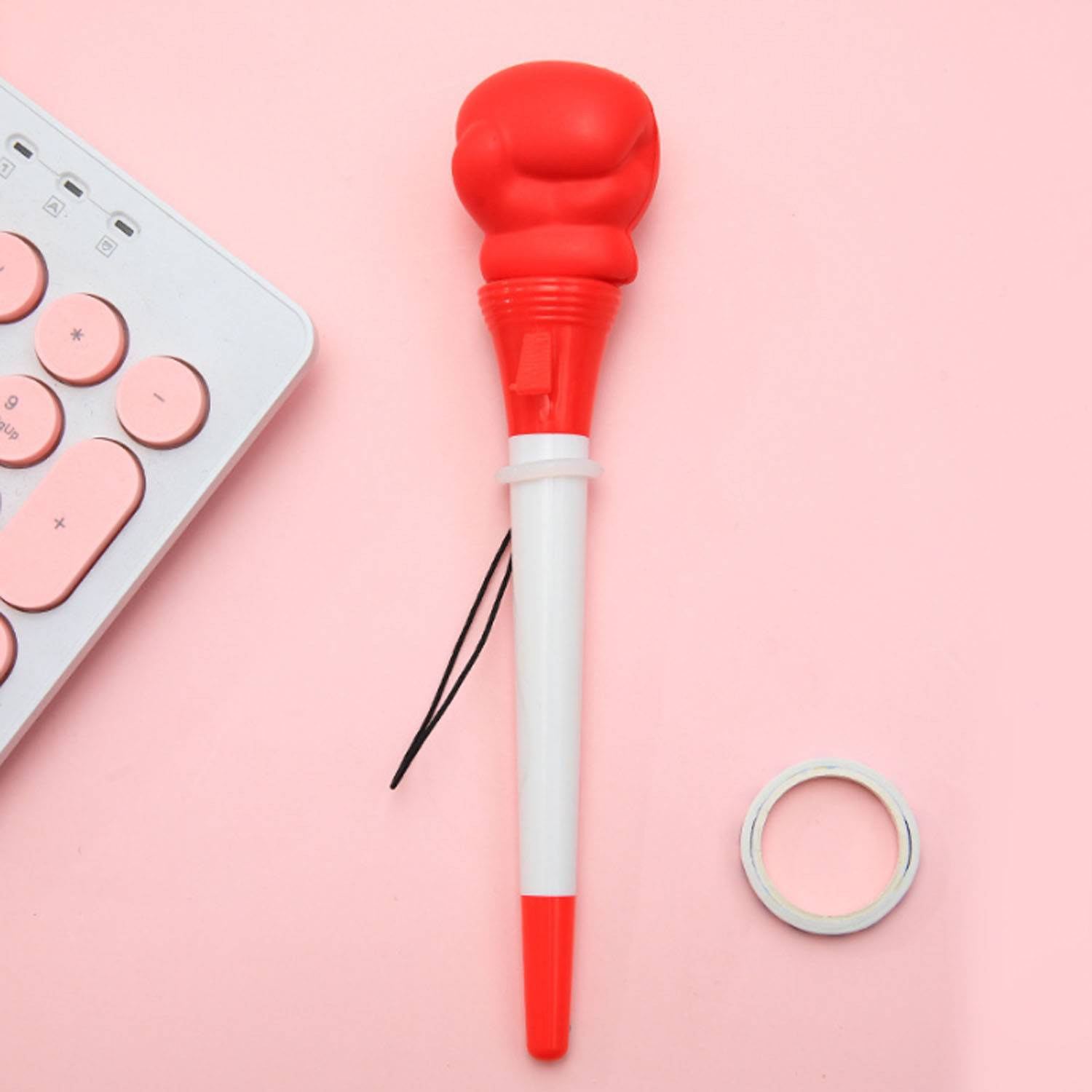 Red Pop Top Boxing Glove Ballpoint Pen 4