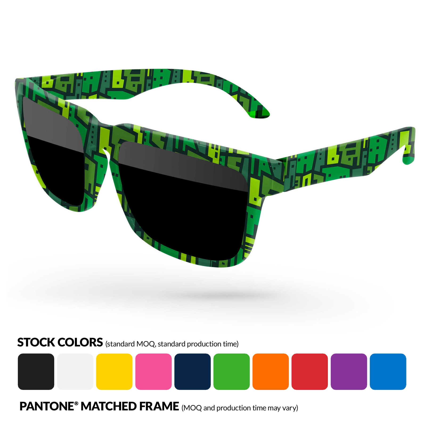 Heat Sunglasses w/ Full Frame Sublimation Wrap 6