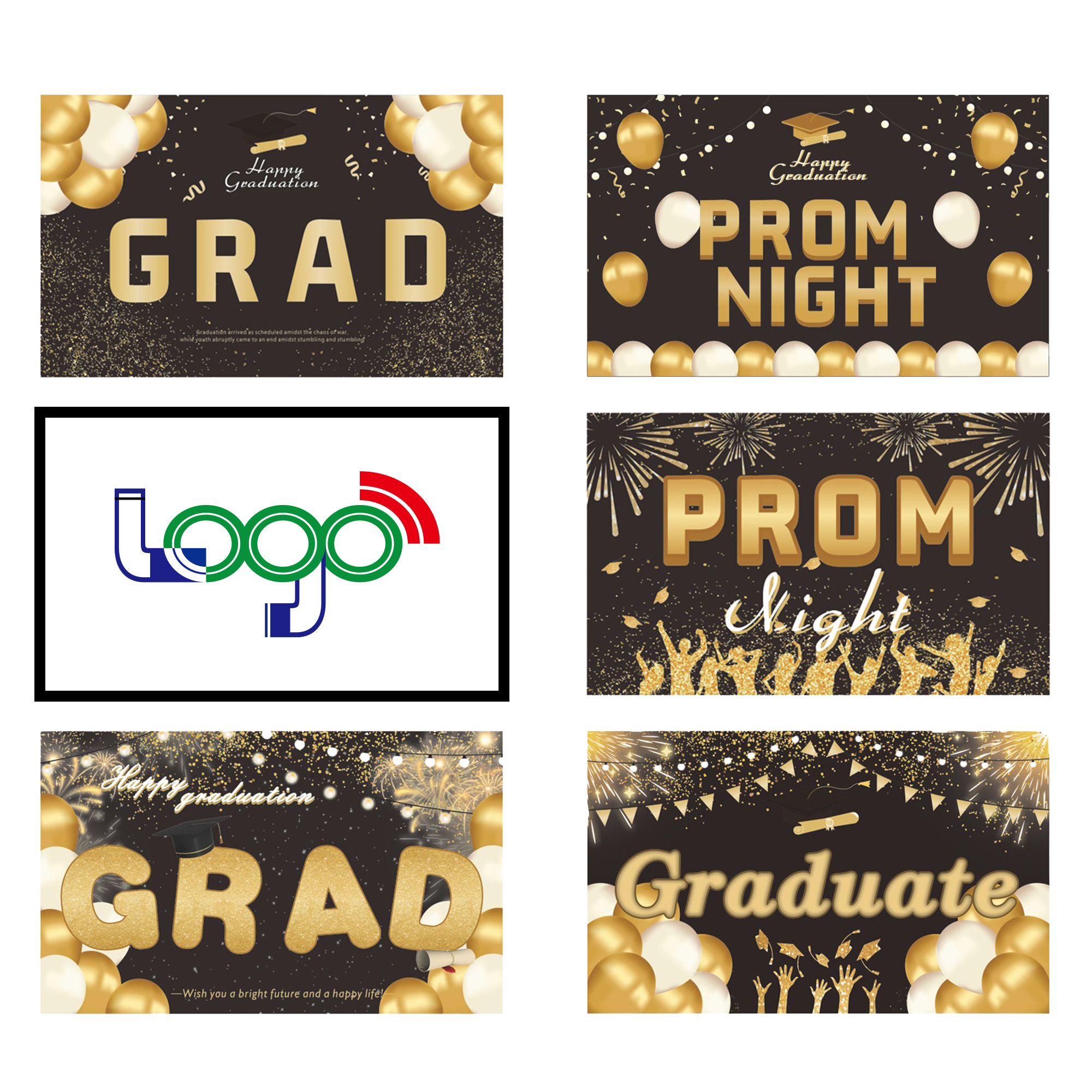 Congrats Grad Party Backdrop 4