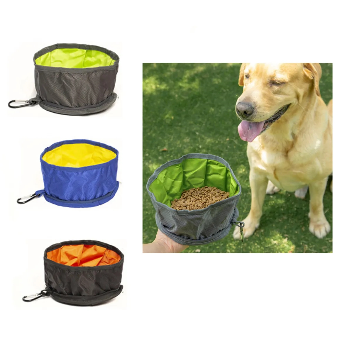 Oxford Folding Pet Travel Bowl 3