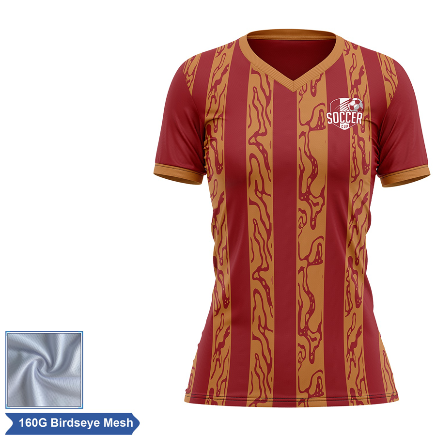 Women's Sublimation Soccer Jersey - 160G Birdseye Mesh 2
