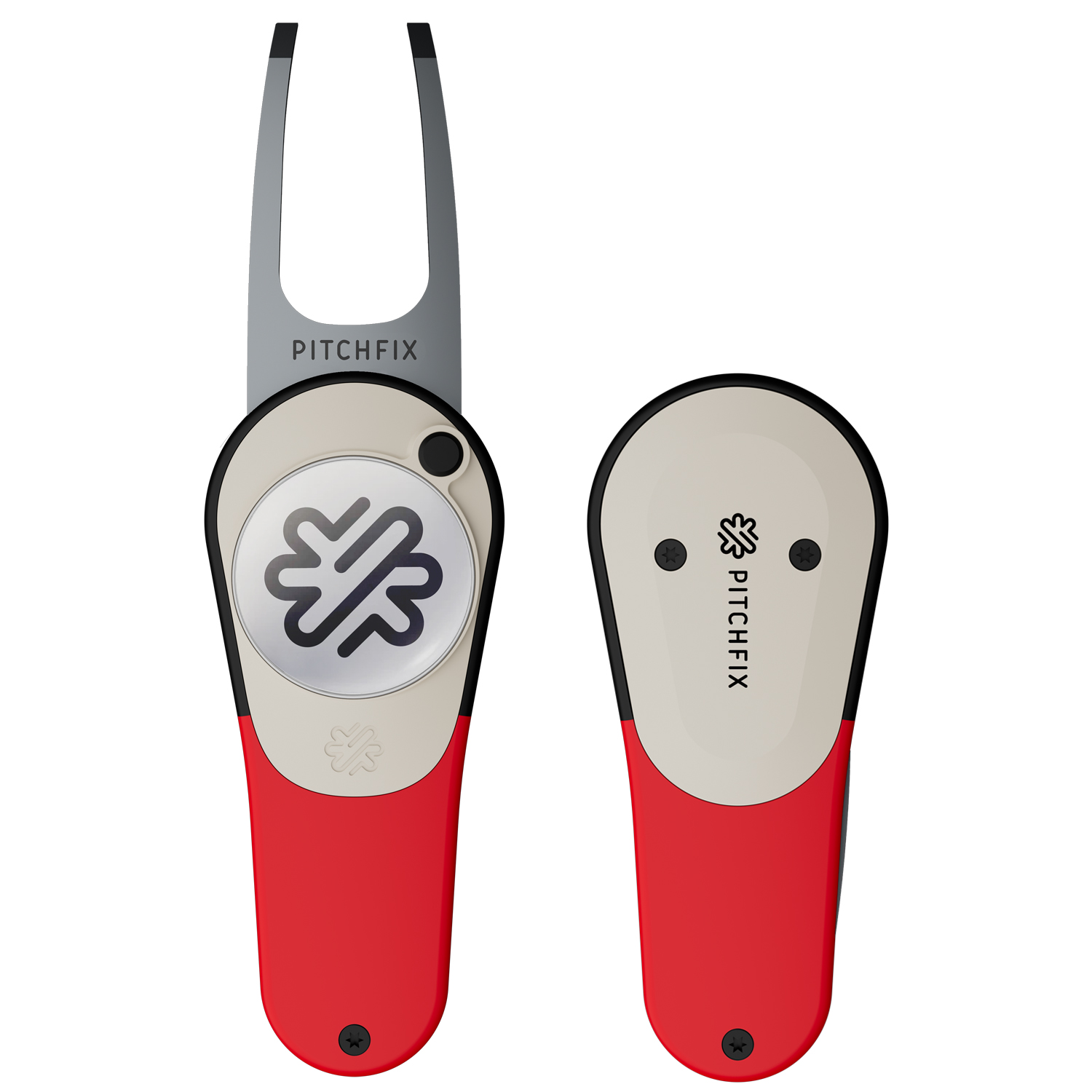 Pitchfix Icon Golf Divot Tool with Removeable Ball Marker 10
