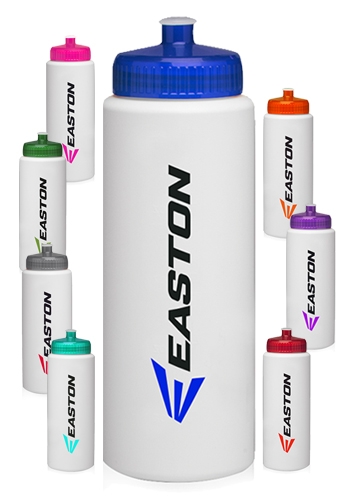 32 oz HDPE Plastic Sports Water Bottle 1