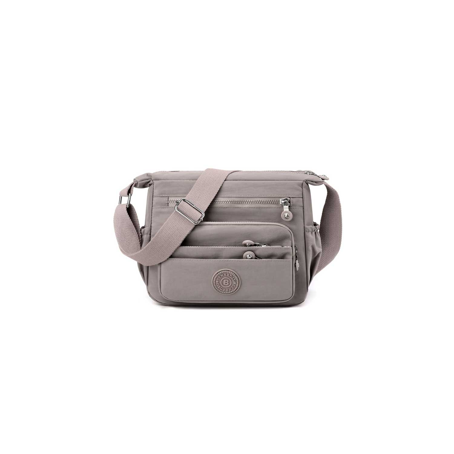 Spacious Waterproof Nylon Shoulder Bag 10