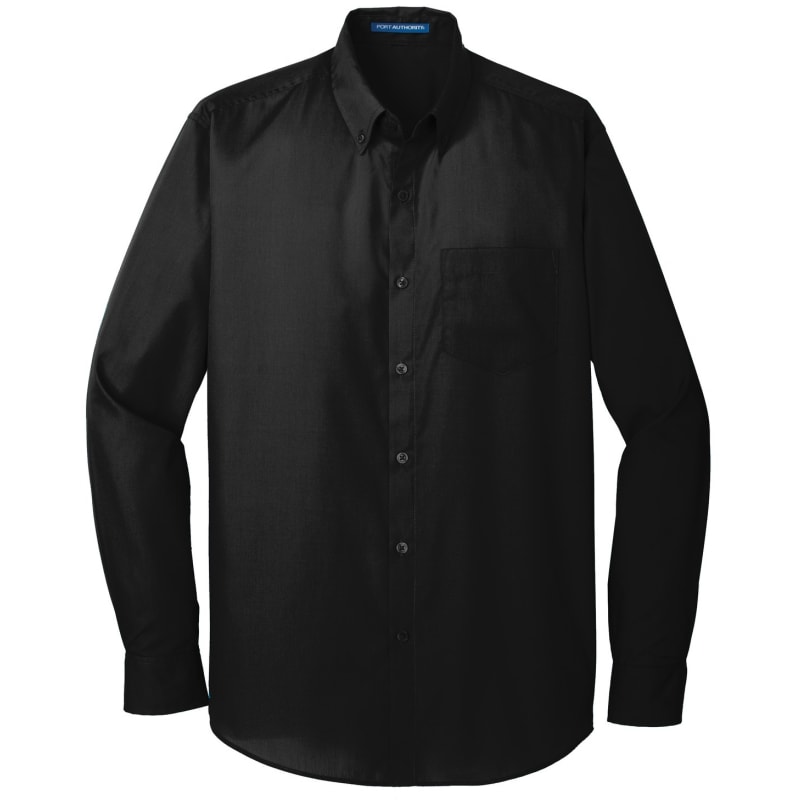 Port Authority Long Sleeve Carefree Poplin Shirt. 22
