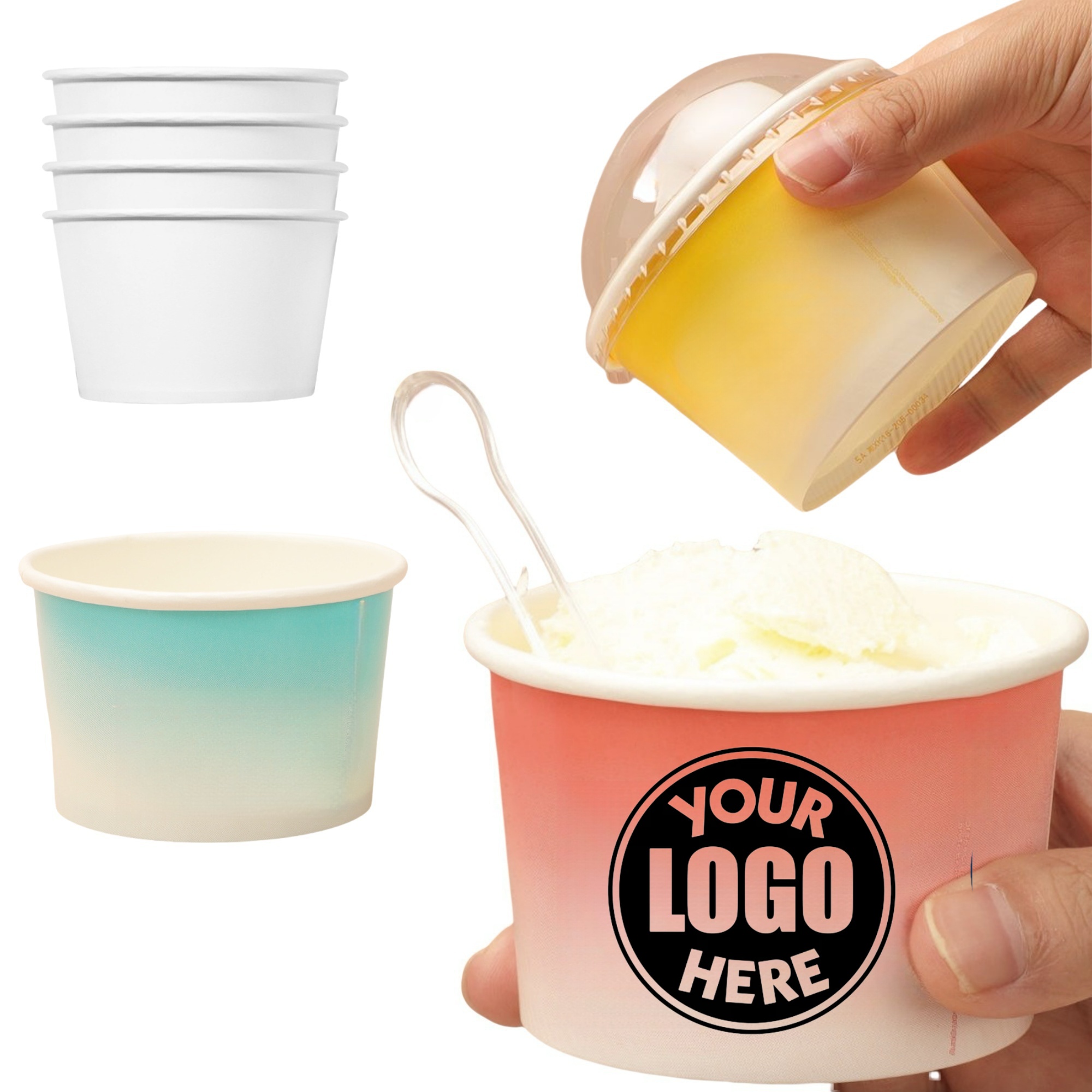 Paper Ice Cream Cups 3