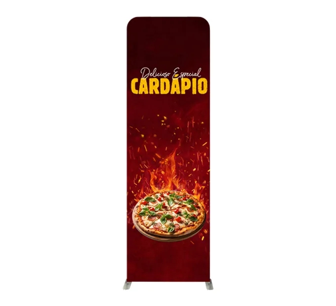 20ft Inline Trade Show Booth – Portable Backwall Display with Counters & LED Lights 3
