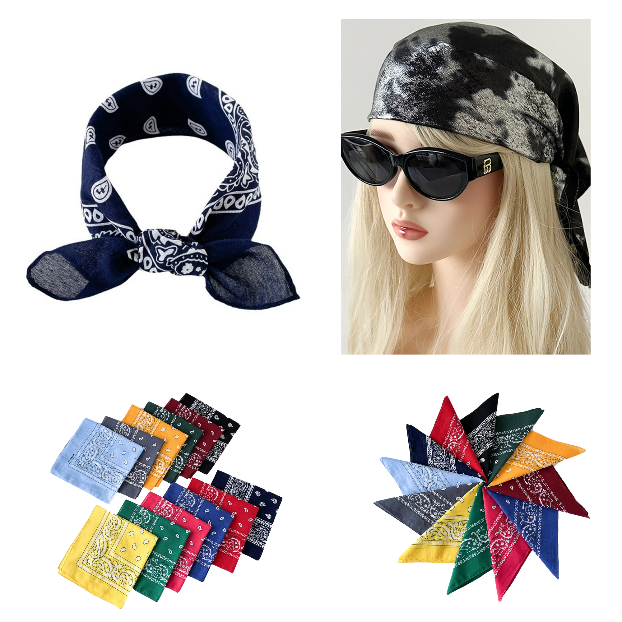 Custom-Made 100% Cotton Printed Bandana 6