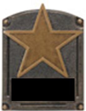 6-1/2" Star Legends of Fame Resin 1