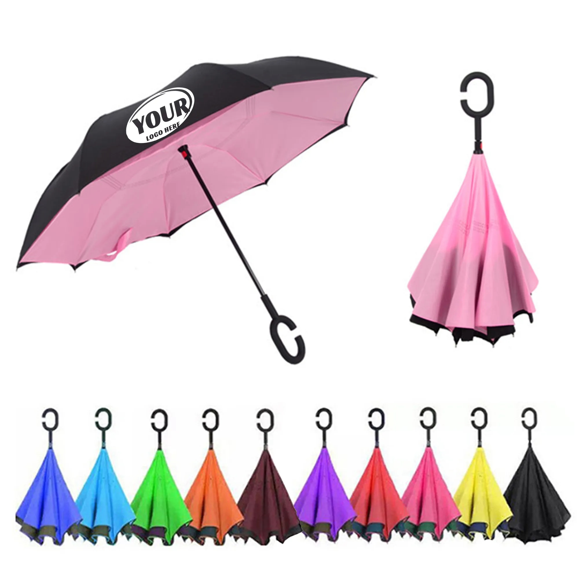 Double Layer Folding Inversion Umbrella 9