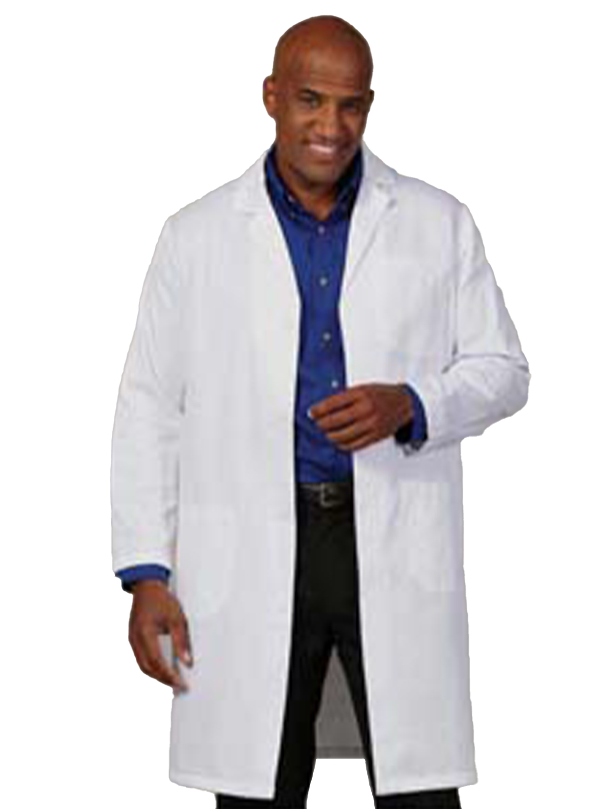 Fashion Seal - Men's Three-Pocket 41" Knee-Length Lab Coat