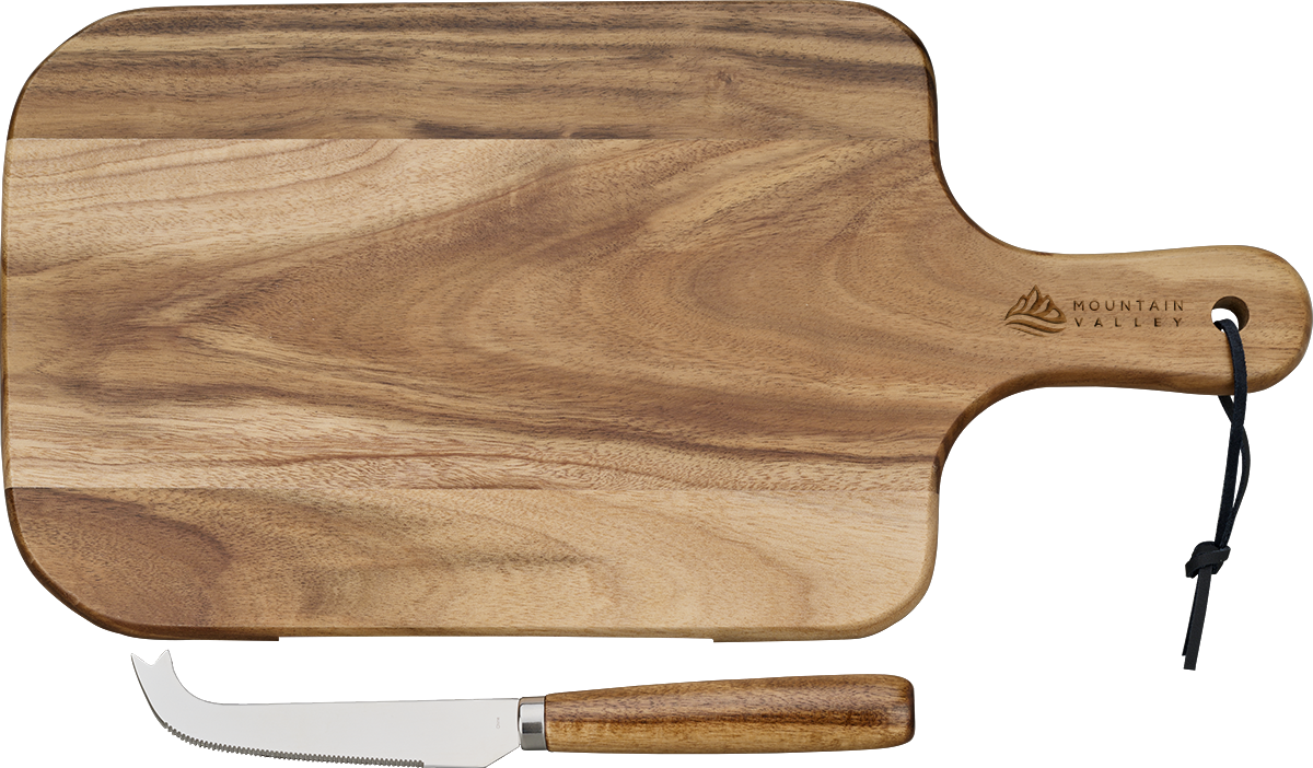 Niagara Cutlery™ Acacia Cheese Board Set 20