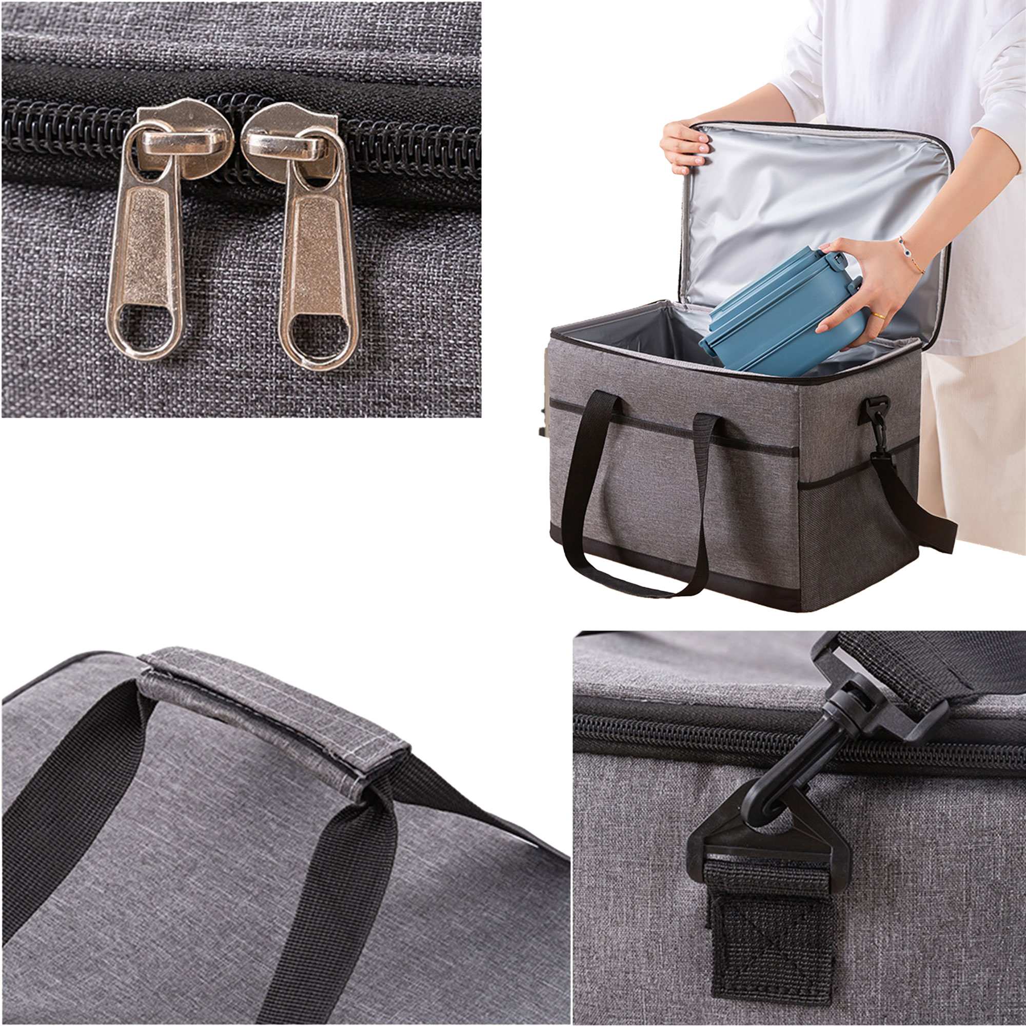 Waterproof Oxford Fabric Outdoor Camping Cooler Bag 2