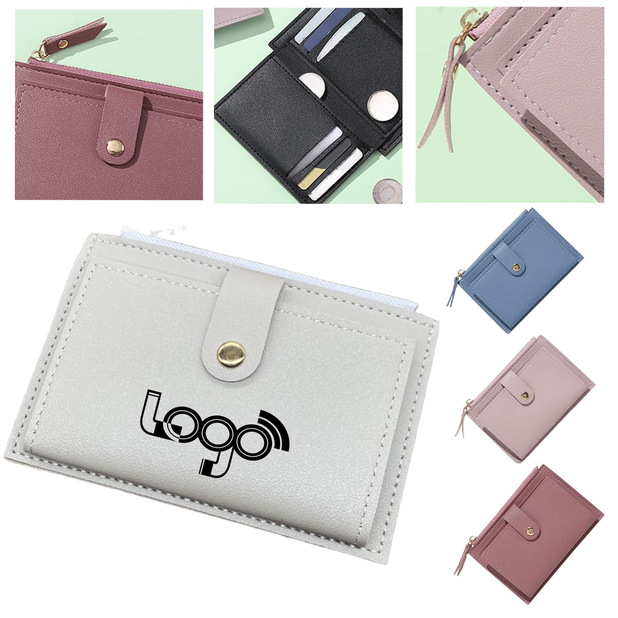 Slim PU Leather Wallet for Women 2