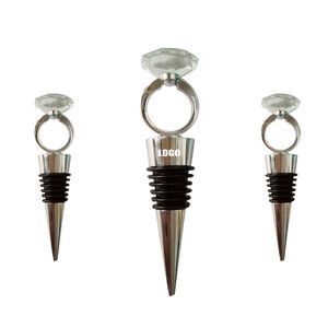 Non Toxic Narrow Diamond Shaped Wine Cork Bottle Stopper 8
