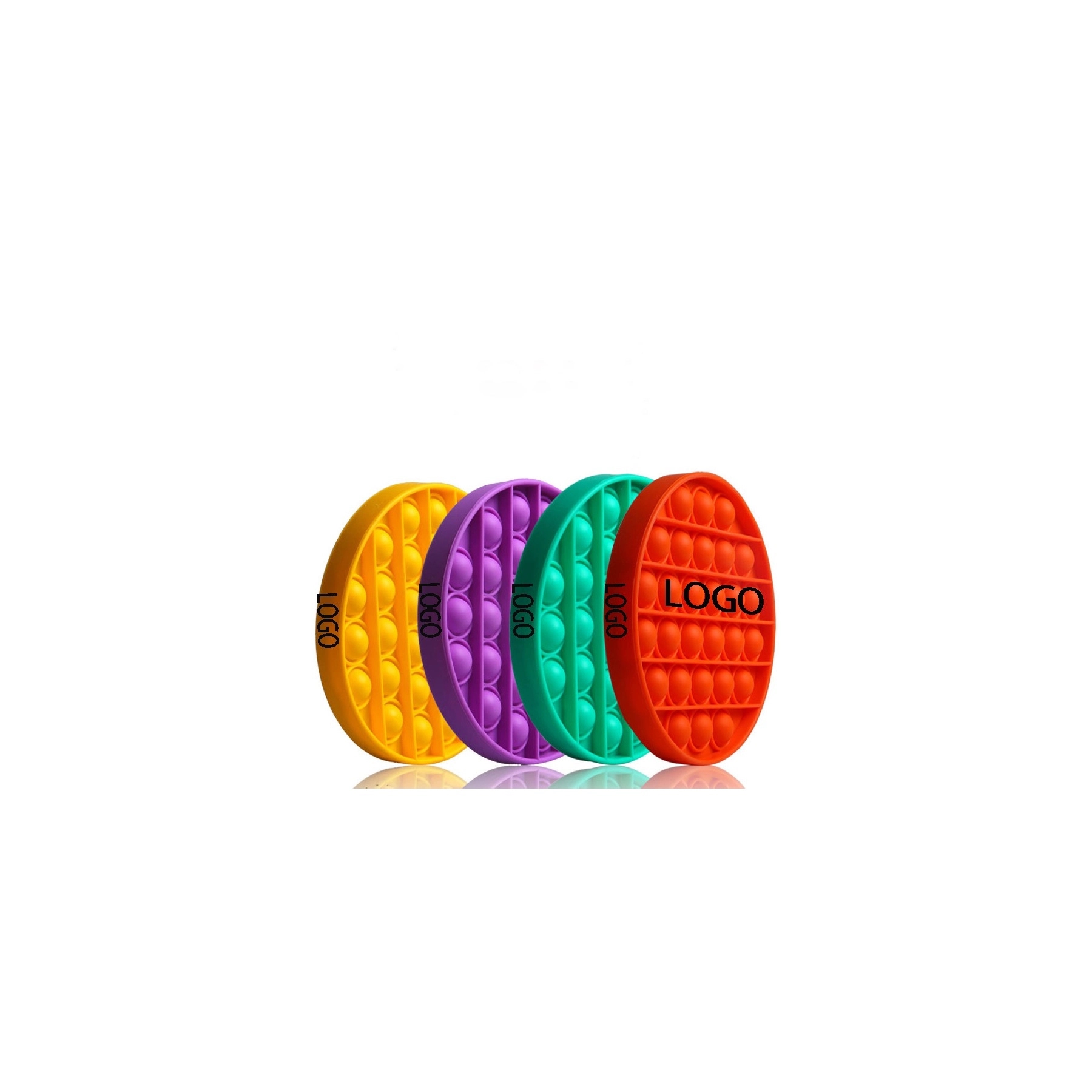 Bubble Pop Fidget Sensory Toys Silicone Stress Reliever Kids 1