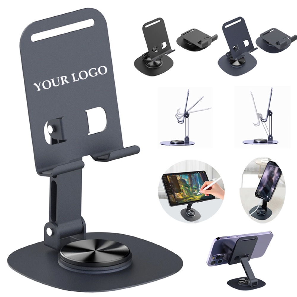 Cradle Stand Mobile Phone Desk Stand Anti-slip 360 Rotating Metal Mobile Phone Holders 6