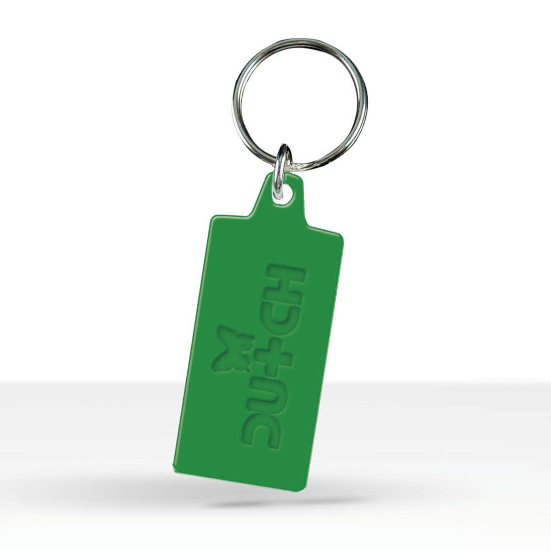 Custom Shape "Colorized" Key Chain 1