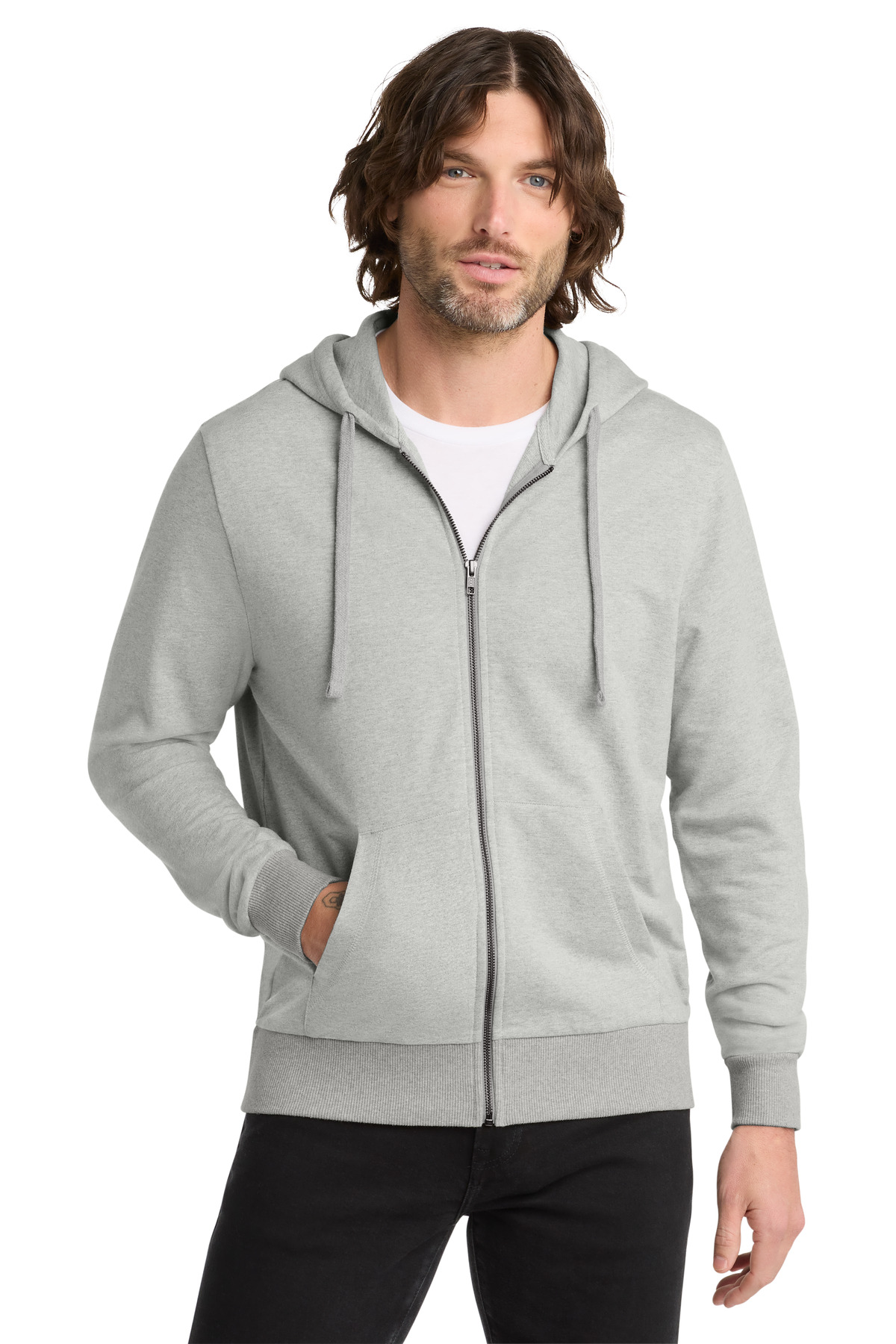 Allmade Unisex Organic French Terry Full-Zip Hoodie AL4002 1