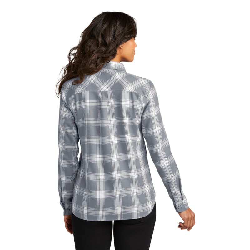 Port Authority Ladies Plaid Flannel Shirt 12