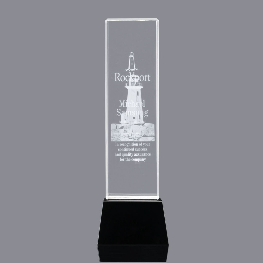 Robson 3D Award on Base - Black 4