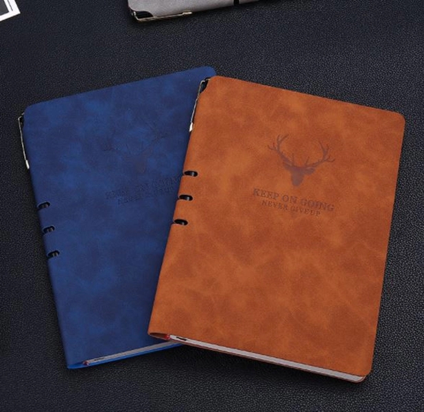 Leather Notebook with Pen 2