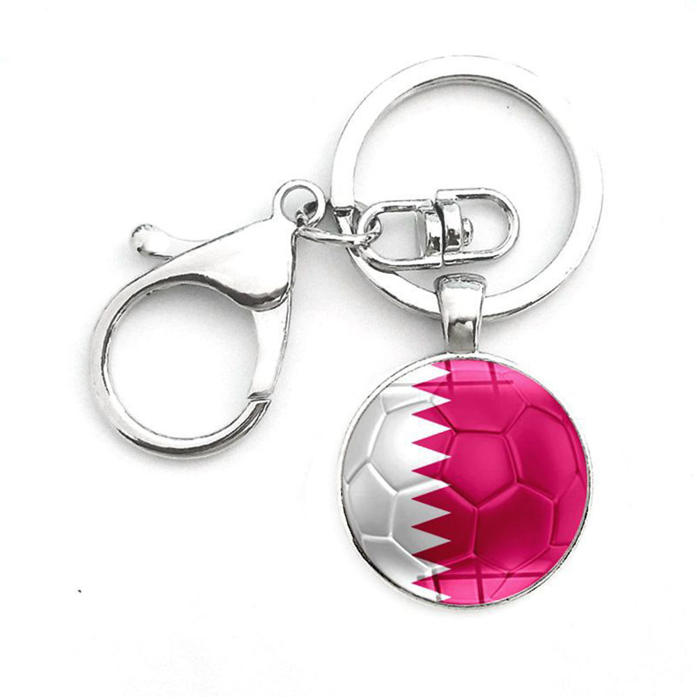 Qatar World Cup National Flag Key Chain 1