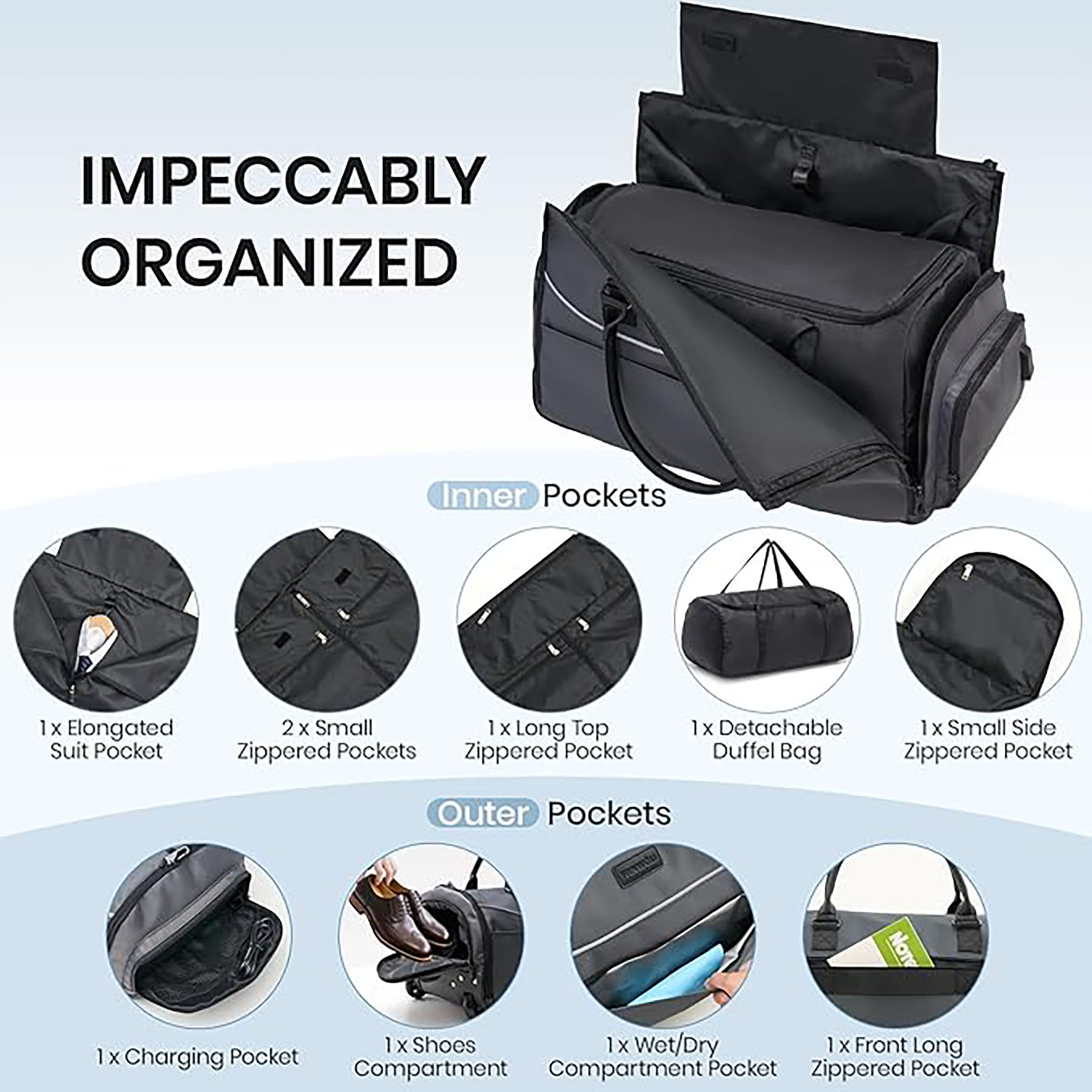 Wheeled Duffel Bag 7