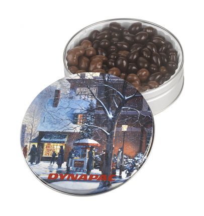 Glad Tidings Tins - Dark Choc Almonds & Milk Choc Cashews 4