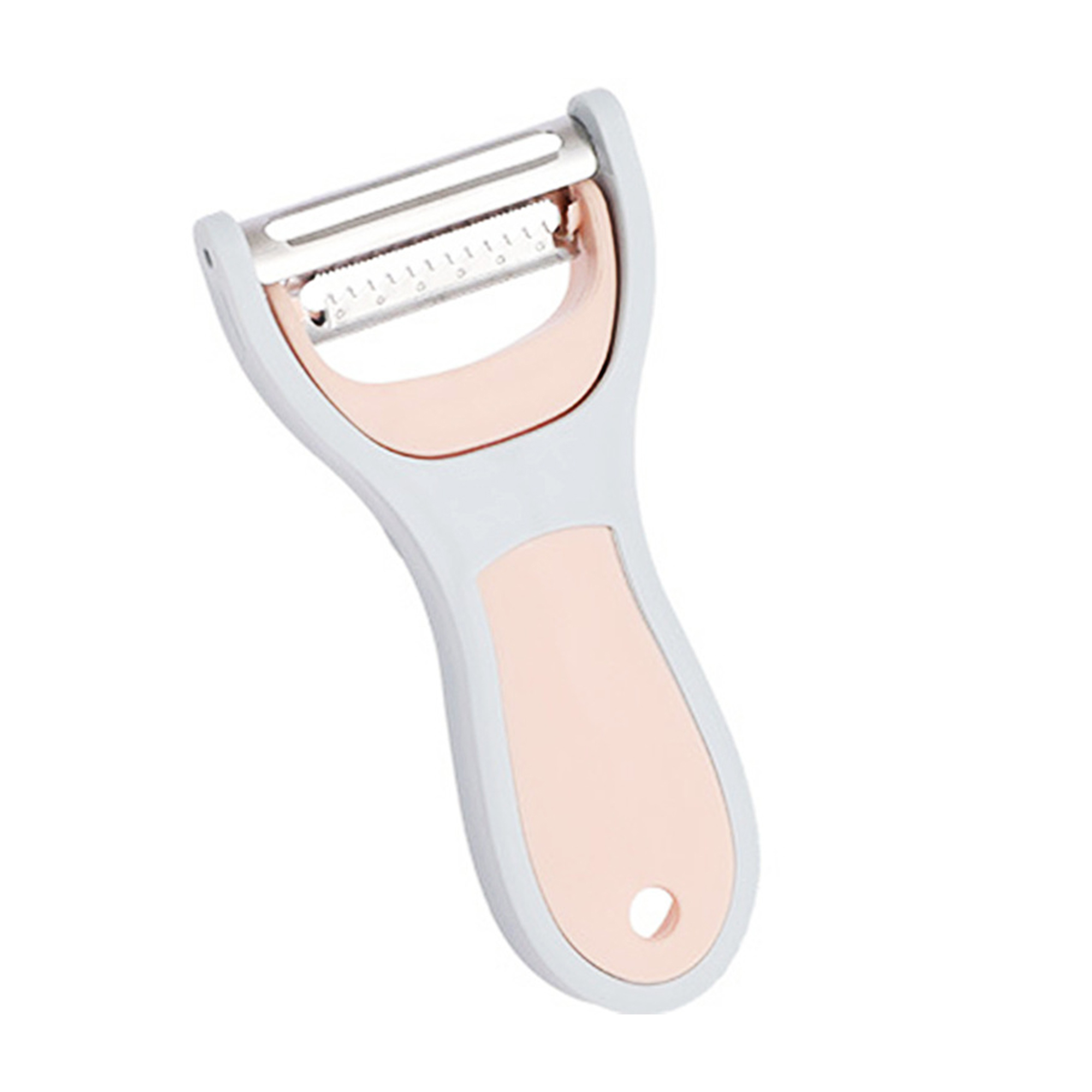 Two In One Kitchen Peeler Stainless Blade 2.6" Length X 5.5" Width X 0.8" Height 2