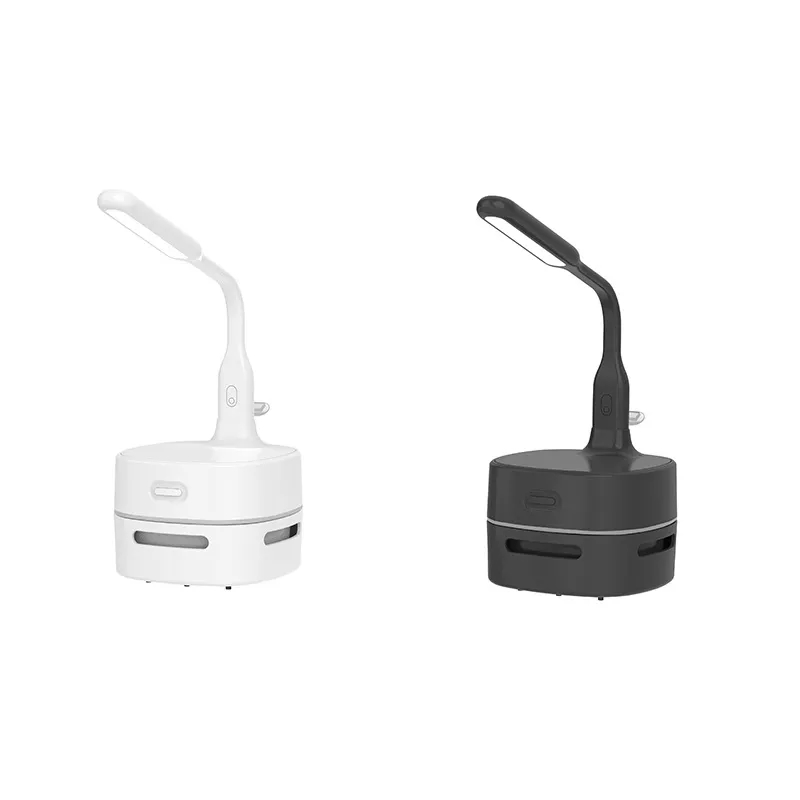 Desktop Vacuum Cleaner with Lamp Wirleess charging Fan Alarm 3
