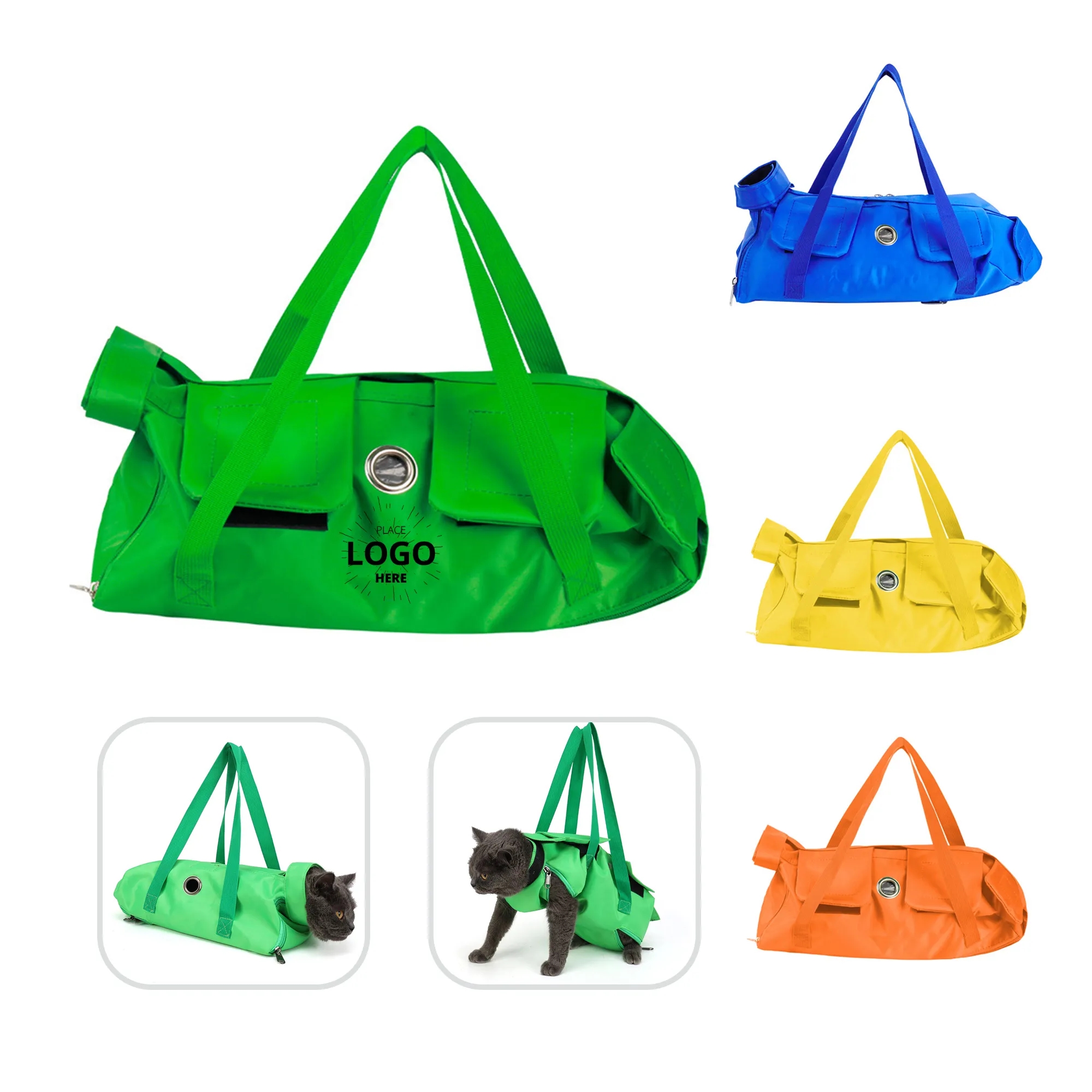 Portable Nylon Cat Carrier Bag For Travel & Vet Visits 2
