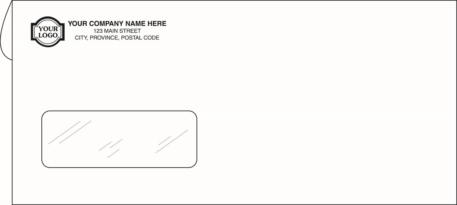 Window Envelopes - Single, Form Compatible 1