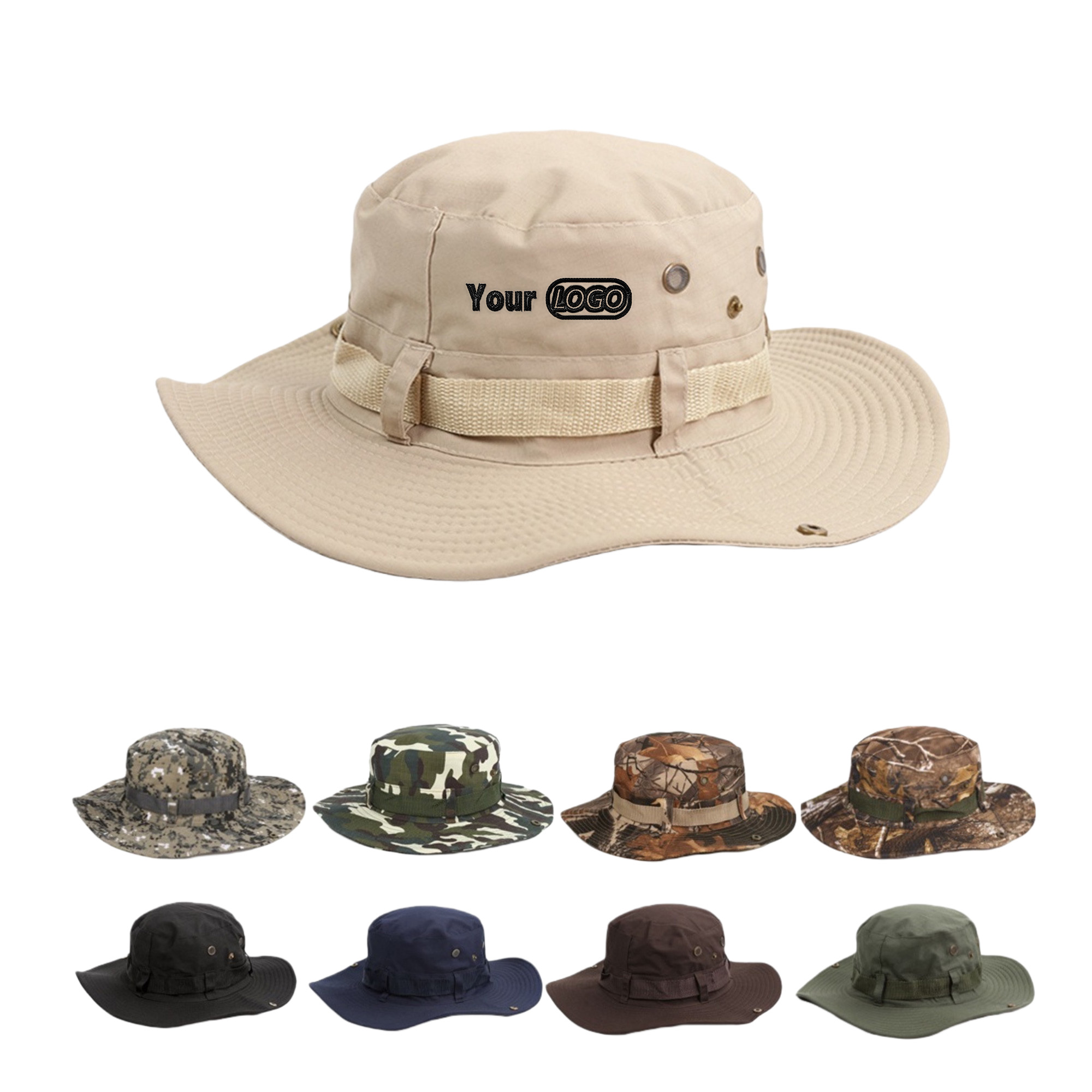 Personalized Wide-Brim Safari Hat 2