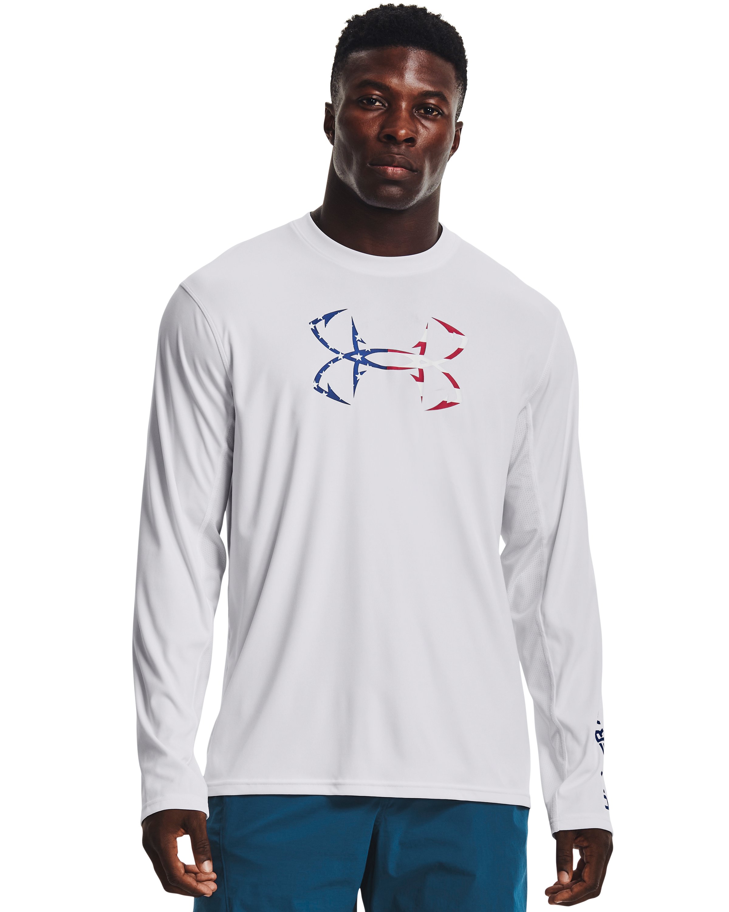UA Iso-Chill Freedom Hook Men's Long Sleeve 3