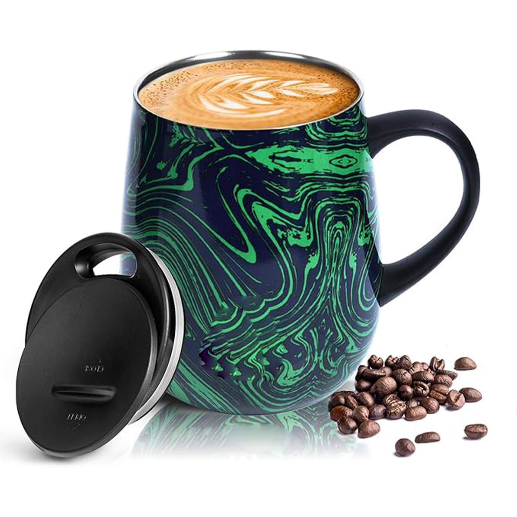 16 Oz Insulated Coffee Mug 2
