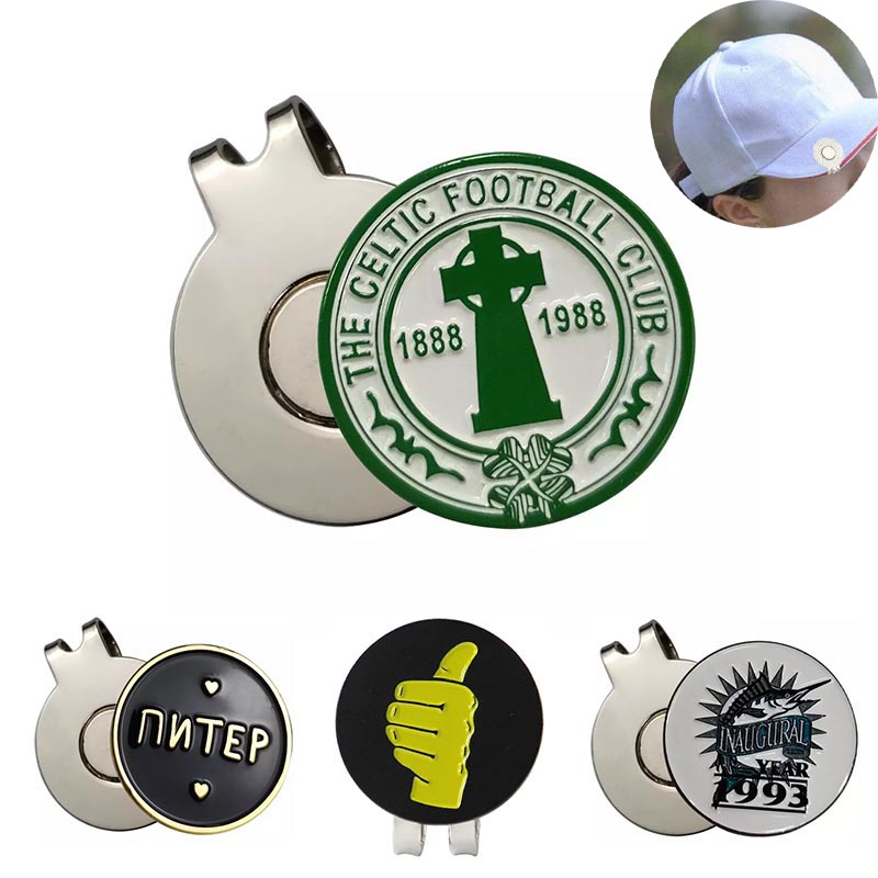 Golf Hat Clip With Full Color Ball Marker 2