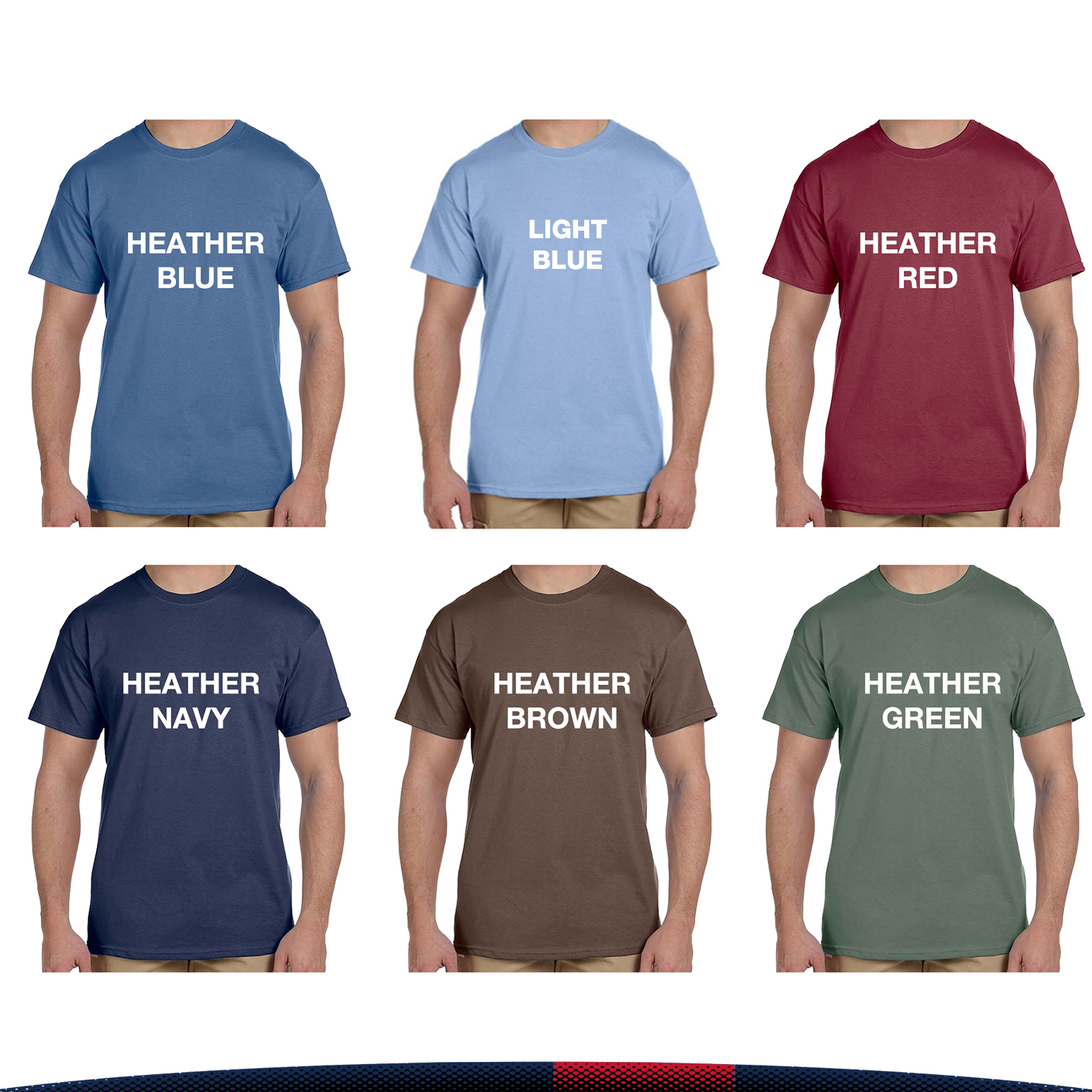 Hanes® Cotton/Polyester Preshrunk T-Shirts 5