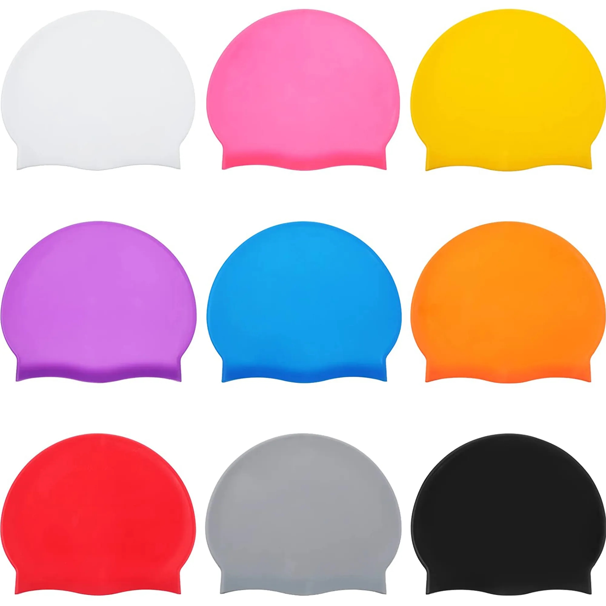 Unisex Silicone Swim Cap MOQ 50 PCS 3