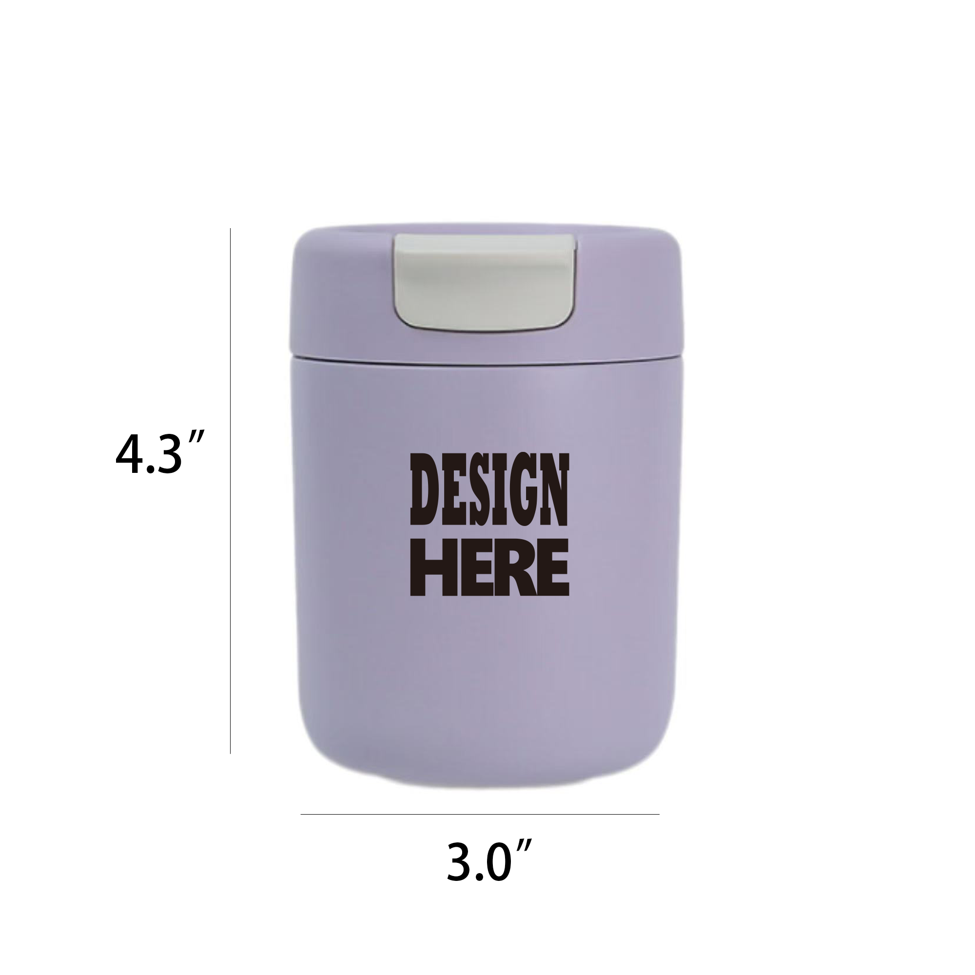 10-Ounce Insulated Mug With A Lid 2