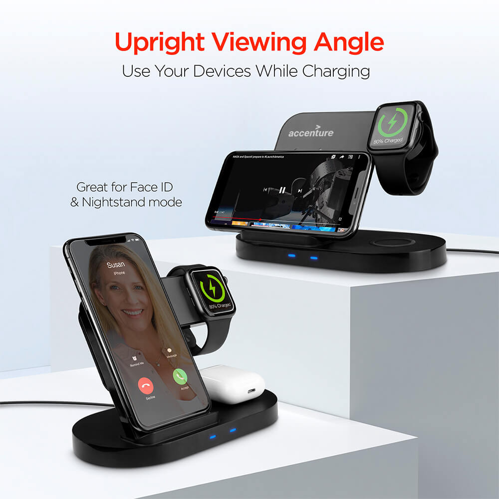 HyperGear 3-in-1 Wireless Charging Dock 12