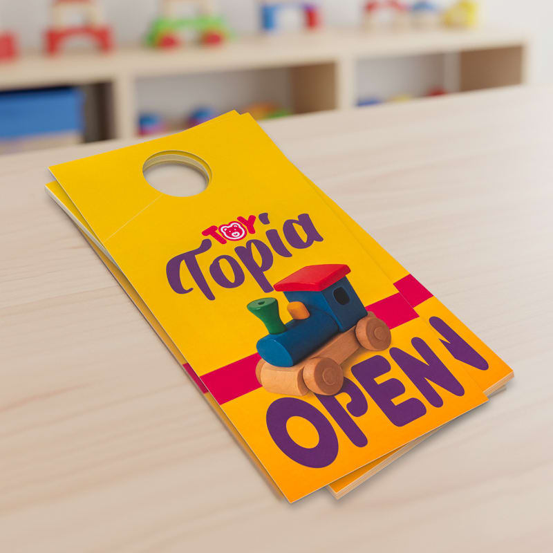 4.25 X 8 Inch Full Color Door Hanger 23