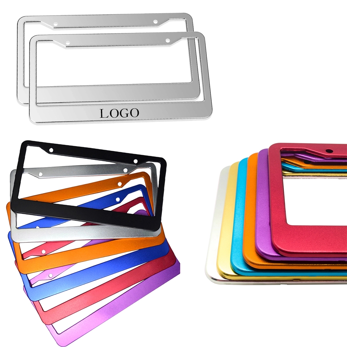 Metal Car Plate License Frame Cover 3