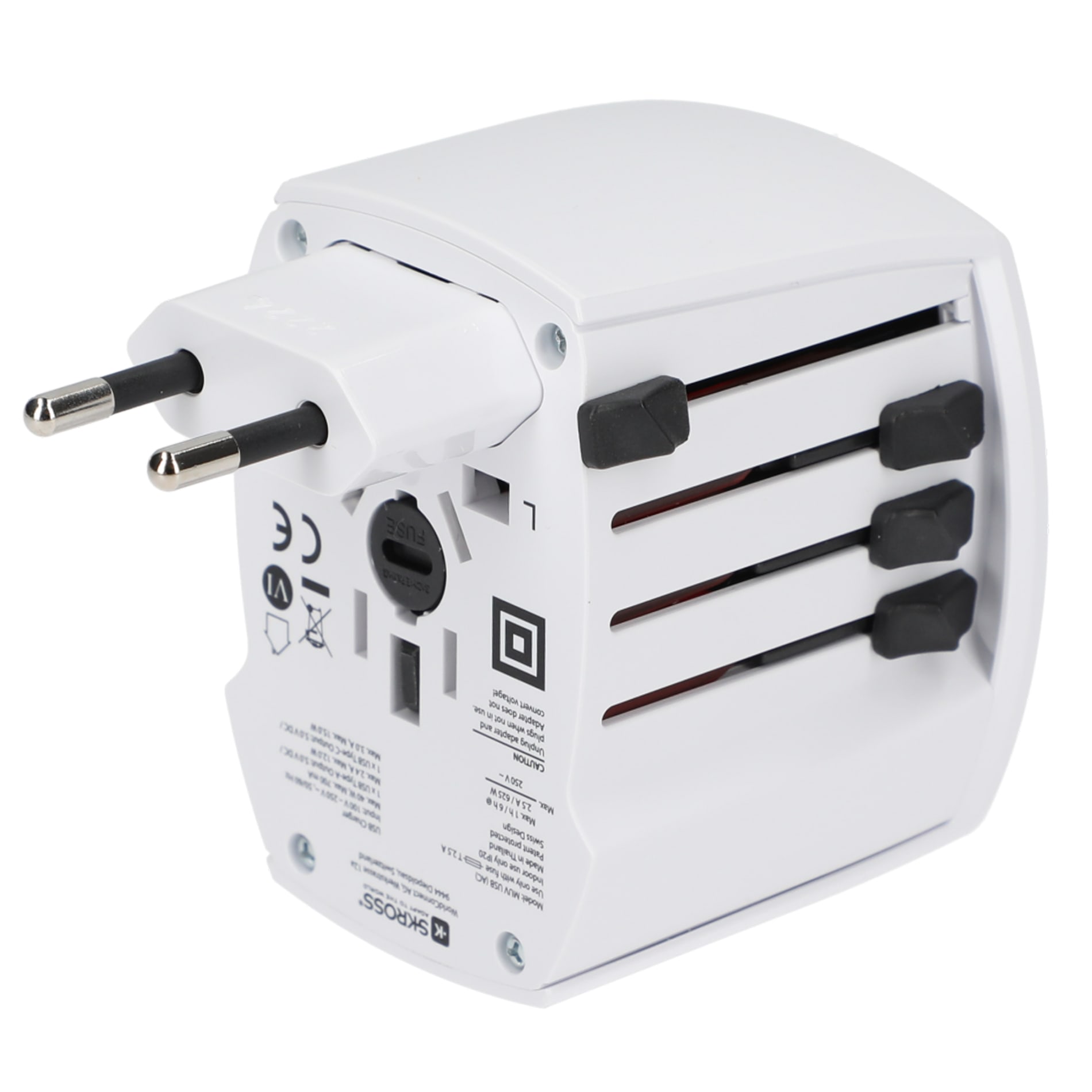 SKROSS World Travel Adapter MUV USB Type A & Type 18