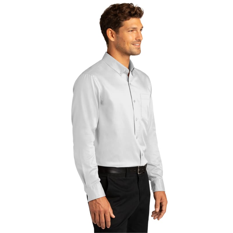 Port Authority Long Sleeve SuperPro React Twill Shirt. 63