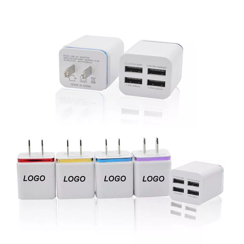 4 USB Ports Wall Charger 2